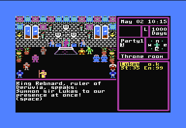 Magic Candle screenshot 4 for Commodore 64